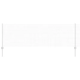ogrodzenie-z-slupkami-srebrny-0-8-x-100-m-stal
