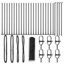 ogrodzenie-z-slupkami-szary-0-6-x-50-m-stal-pokryta-pcv