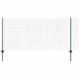 ogrodzenie-z-slupkami-zielony-1-x-50-m-stal