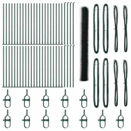 ogrodzenie-z-slupkami-zielony-1-6-x-100-m-stal-pokryta-pcv