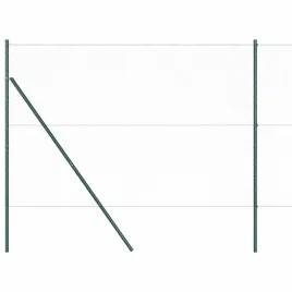 ogrodzenie-z-slupkami-szary-1-6-x-100-m-stal-pokryta-pcv