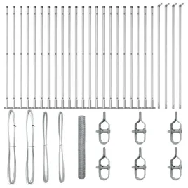ogrodzenie-z-slupkami-srebrny-1-2-x-50-m-stal-pokryta-pcv