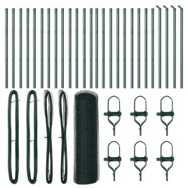 ogrodzenie-z-slupkami-zielony-0-8-x-50-m-stal-pokryta-pcv