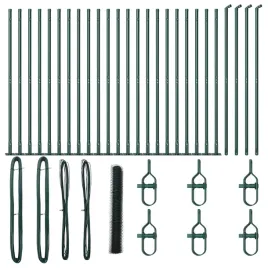 ogrodzenie-z-slupkami-zielony-1-2-x-50-m-stal-pokryta-pcv