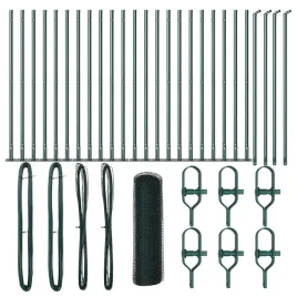 ogrodzenie-z-slupkami-zielony-1-x-50-m-stal-pokryta-pcv