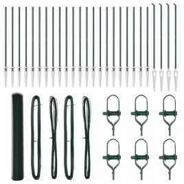 ogrodzenie-z-slupkami-zielony-1-4-x-50-m-stal-pokryta-pcv