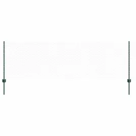 ogrodzenie-z-slupkami-zielony-0-8-x-25-m-stal