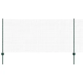 ogrodzenie-z-slupkami-zielony-1-x-25-m-stal