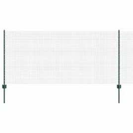 ogrodzenie-z-slupkami-zielony-1-x-25-m-stal