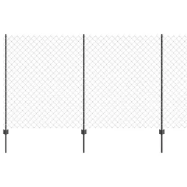 ogrodzenie-z-slupkami-szary-1-4-x-25-m-stal