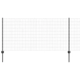 ogrodzenie-z-slupkami-szary-1-x-25-m-stal