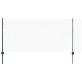 ogrodzenie-z-slupkami-zielony-1-x-10-m-stal
