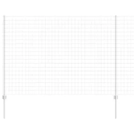 ogrodzenie-z-slupkami-srebrny-1-5-x-10-m-stal