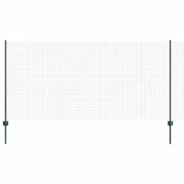 ogrodzenie-z-slupkami-zielony-1-2-x-10-m-stal