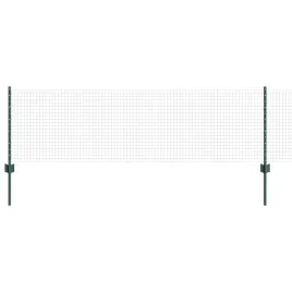 ogrodzenie-z-slupkami-zielony-0-6-x-10-m-stal
