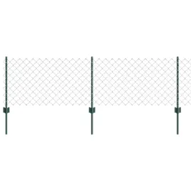 ogrodzenie-z-slupkami-zielony-0-6-x-10-m-stal