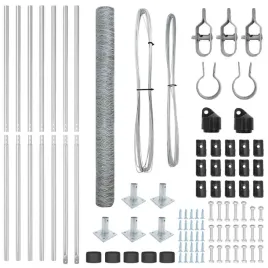 ogrodzenie-z-slupkami-srebrny-1-5-x-10-m-stal-pokryta-pcv