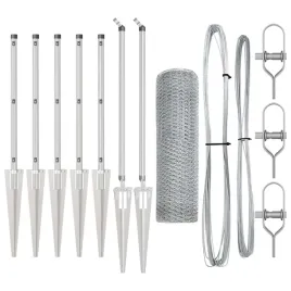 ogrodzenie-z-slupkami-srebrny-1-x-10-m-stal-pokryta-pcv