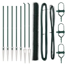 ogrodzenie-z-slupkami-zielony-1-5-x-10-m-stal-pokryta-pcv