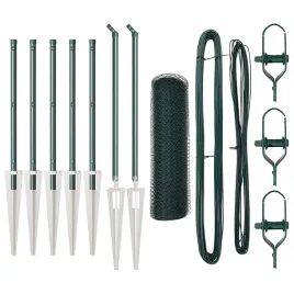 ogrodzenie-z-slupkami-zielony-0-4-x-10-m-stal-pokryta-pcv