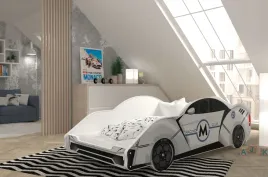 lozko-auto-180x90-cm-biale-z-materacem-cara-ak