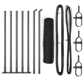 ogrodzenie-z-slupkami-szary-0-6-x-10-m-stal-pokryta-pcv