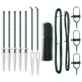 ogrodzenie-z-slupkami-zielony-0-4-x-10-m-stal-pokryta-pcv