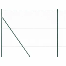 ogrodzenie-z-slupkami-zielony-1-5-x-10-m-stal-pokryta-pcv