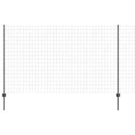 ogrodzenie-z-slupkami-szary-1-4-x-10-m-stal