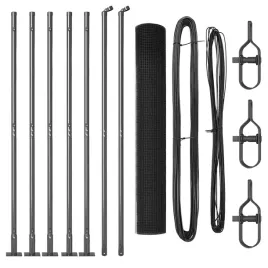 ogrodzenie-z-slupkami-szary-1-x-10-m-stal