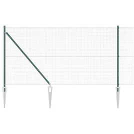 ogrodzenie-z-slupkami-zielony-1-x-10-m-stal