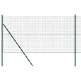 ogrodzenie-z-slupkami-zielony-1-x-25-m-stal