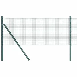 ogrodzenie-z-slupkami-zielony-05-x-25-m-stal