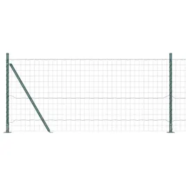 ogrodzenie-z-slupkami-zielony-1-x-25-m-stal