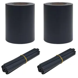 ogrodowe-ekrany-prywatnosci-2-pcs-ciemno-szary-35-x-0-19-m-pvc