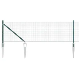 ogrodzenie-z-slupkami-zielony-05-x-10-m-stal