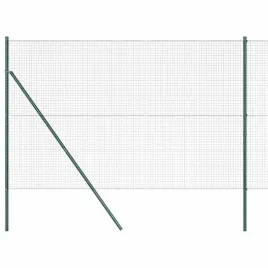 ogrodzenie-z-slupkami-zielony-1-5-x-10-m-stal