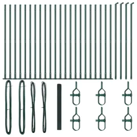 ogrodzenie-z-slupkami-zielony-1-5-x-50-m-stal