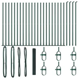 ogrodzenie-z-slupkami-zielony-1-2-x-50-m-stal