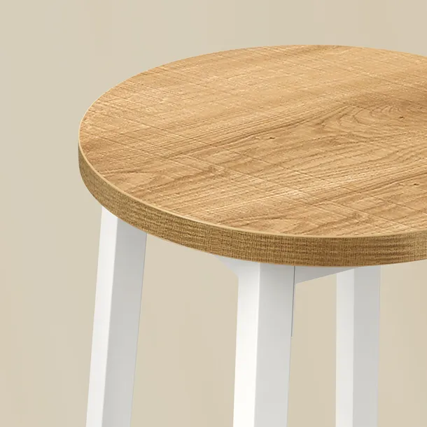 taboret-barowy-dab-nogi-biale-kolor-mebla-inny-kolor