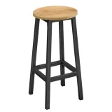 taboret-barowy-dab-nogi-czarne