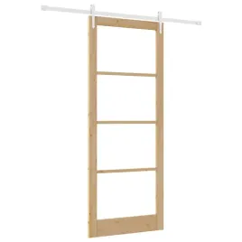 drzwi-przesuwne-brazowy-93-x-232-cm-drewno-i-metal