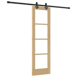 przesuwne-drzwi-inny-brazowy-61-x-1985-cm-drewno-i-metal