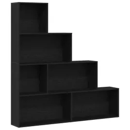 szafka-na-ksiazki-czarny-dab-155-x-24-x-160-cm