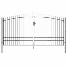 brama-ogrodowa-z-blokada-szary-200-x-400-cm-stal