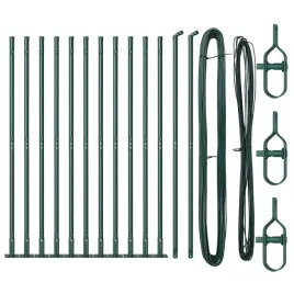 slupki-ogrodzeniowe-13-pcs-zielony-o32mm-160-cm