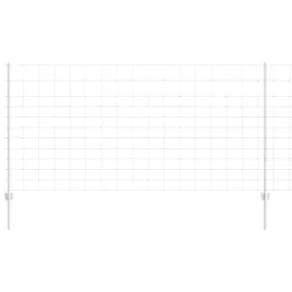 ogrodzenie-z-slupkami-srebrny-1-2-x-25-m-stal