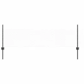 ogrodzenie-z-slupkami-szary-05-x-25-m-stal