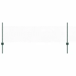 ogrodzenie-z-slupkami-zielony-05-x-25-m-stal