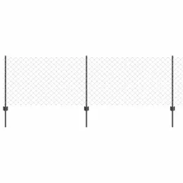 ogrodzenie-z-slupkami-szary-0-8-x-25-m-stal
